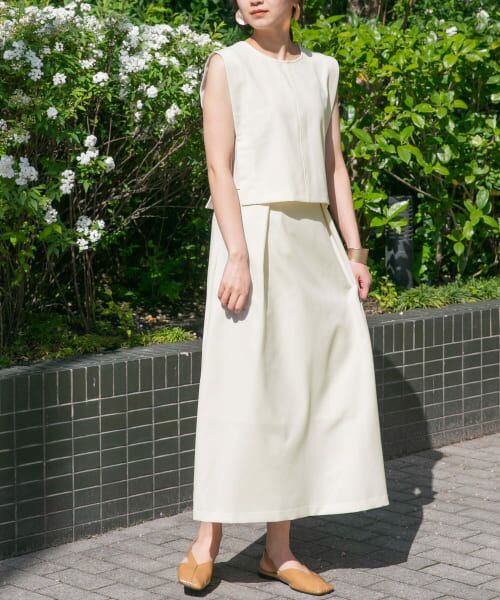 ＊＊KBF / ケービーエフ ワンピース | マルチWAYスリーブレスワンピース（L.BEIGE）