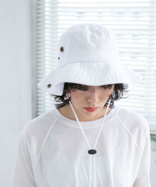 ＊＊KBF / ケービーエフ ハット | NEWHATTAN　サファリHAT（WHITE）