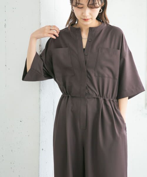 KBF ラップサロペット ジャンプスーツ KBF｜フロントZIPジャンプスーツ | Rakuten Fashion(楽天