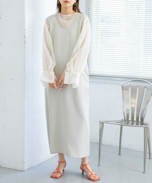 ＊＊KBF / ケービーエフ ワンピース | 2WAYジャンパースカート（L.GREIGE）