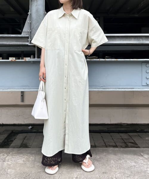 ＊＊KBF / ケービーエフ ワンピース | BIGシャツワンピース（MINT）
