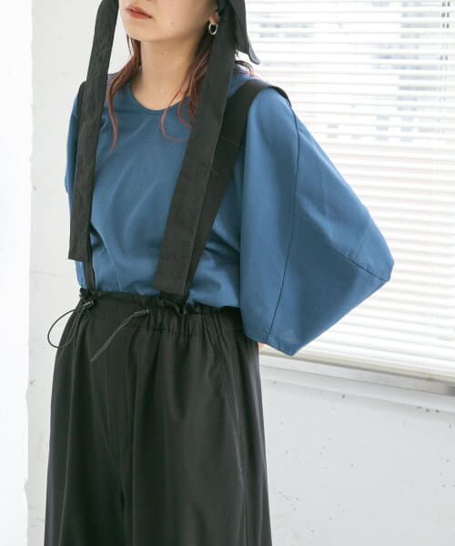 ＊＊KBF / ケービーエフ Tシャツ | 立体スリーブカットソー（FOG NAVY）