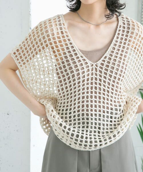 セール】 Vネックメッシュベスト （ベスト）｜＊＊KBF / ケービーエフ