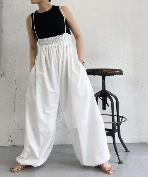 今期新品⭐︎ Cafetty　バルーンサロペット 楽天市場】Cafetty カフェッティ バルーンサロペット ジーンズ