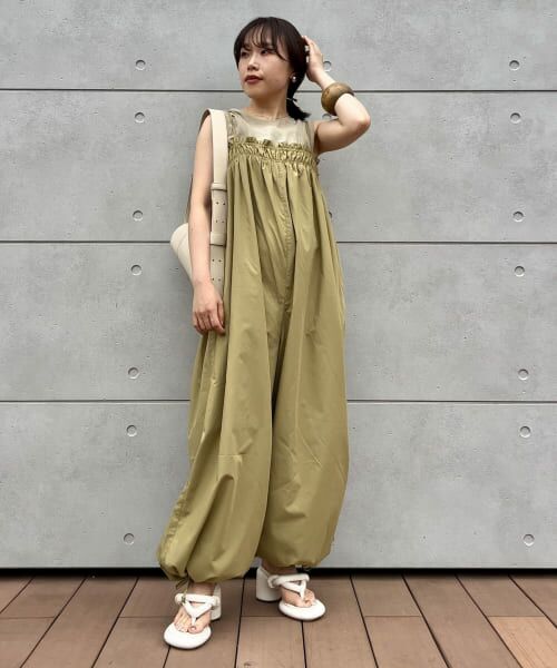 ＊＊KBF / ケービーエフ サロペット・オールインワン | バルーンサロペット（L.KHAKI）