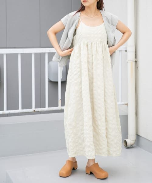 ＊＊KBF / ケービーエフ ワンピース | スパゲッティストラップキャミワンピース（SAND）