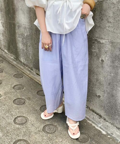 ＊＊KBF / ケービーエフ その他パンツ | ボリュームシアーコクーンパンツ（LAVENDER）