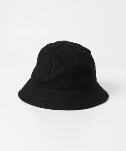 KIMHEKIMコーデュロイ ハット 黒 NEW ERA 帽子 ハット ニューエラ バケットハット コーデュロイ
