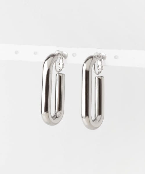 ＊＊KBF / ケービーエフ ピアス・イヤリング | カールステンレスイヤリング（SILVER）