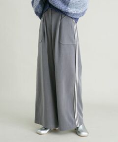 ピンストライプワイドパンツ