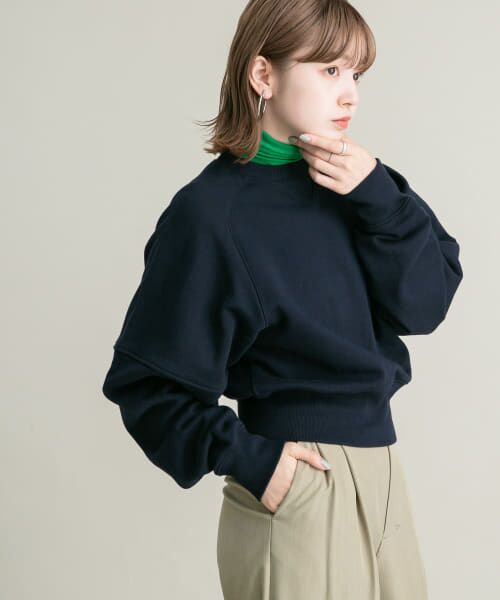 ＊＊KBF / ケービーエフ スウェット | 『UR TECH』コンパクトスウェット（D.NAVY）