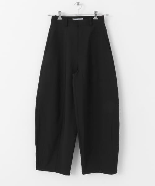lavishgate コクーン ボリュームパンツ ブラック BAYFLOW｜[ストレッチ入り]ボリュームコクーンパンツ | Rakuten