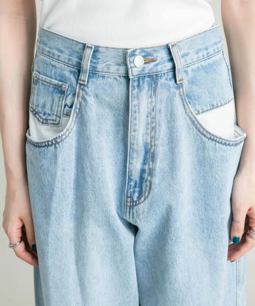 オーバーポケットデザインデニム （デニムパンツ）｜＊＊KBF