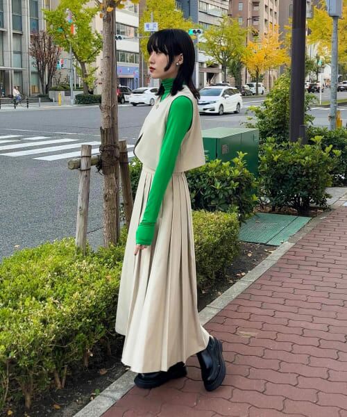 KAF BACK オープンセパレー ワンピース BACKオープンセパレートワンピース（ワンピース）｜KBF
