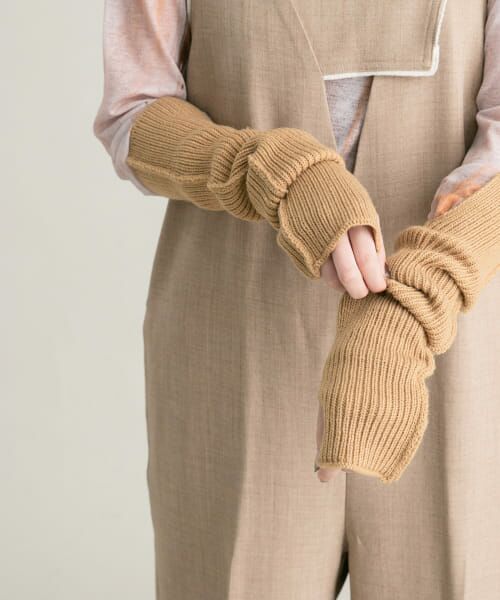 ＊＊KBF / ケービーエフ 手袋 | スリットリブアームウォーマー（CAMEL）