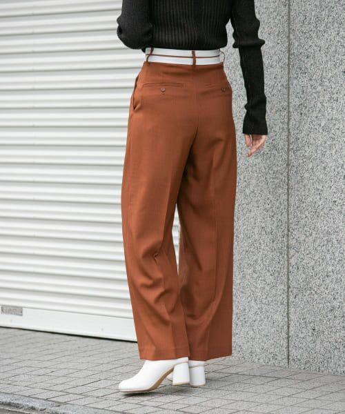 ＊＊KBF / ケービーエフ その他パンツ | マーベルトデザインパンツ（BROWN）