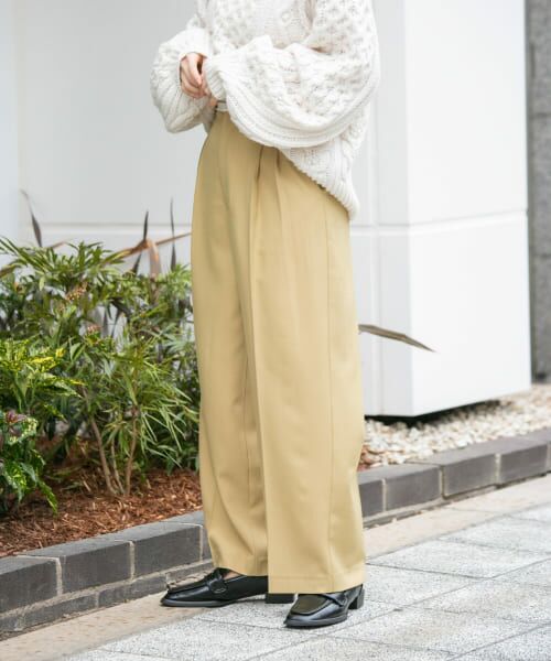 KBF★ウエストベルトサルエルパンツ　カーキ　ケービーエフ セール】 マーベルトデザインパンツ （その他パンツ）｜＊＊KBF