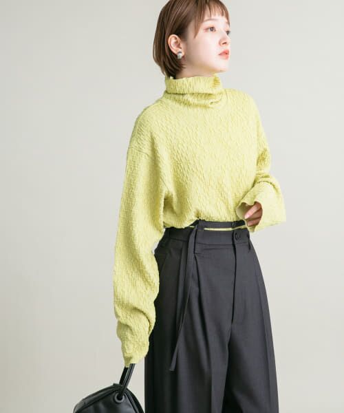 ＊＊KBF / ケービーエフ Tシャツ | カットブークレプルオーバー（YELLOW）