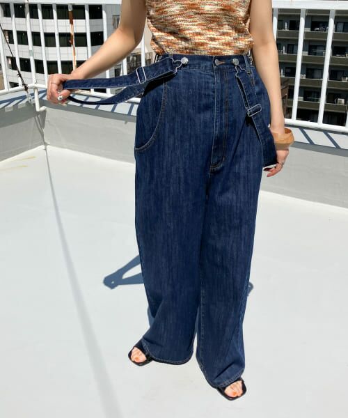 ＊＊KBF / ケービーエフ サロペット・オールインワン | 2WAYデニムサロペット（BLUE）