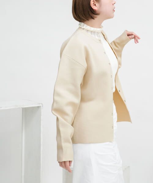 【人気】KITH ベージュ ニットポロ　カーディガン M 人気】KITH ベージュ ニットポロ カーディガン M 人気】KITH