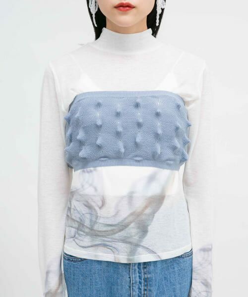 babaco ニットビスチェ babaco】GOLD KNIT BUSTIER | Toy Toy