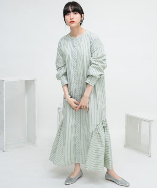 セール】 2WAYビッグカラーワンピース （ワンピース）｜＊＊KBF