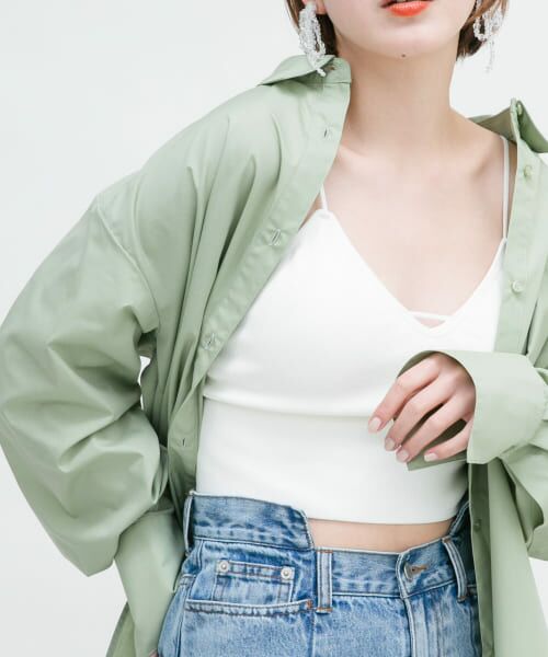 ＊＊KBF / ケービーエフ キャミソール・チューブトップ | カップ付きインナーキャミソール（OFF）