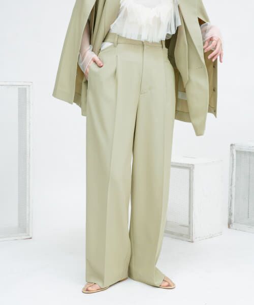 ＊＊KBF / ケービーエフ その他パンツ | サイドオープンスラックス（SAGE）