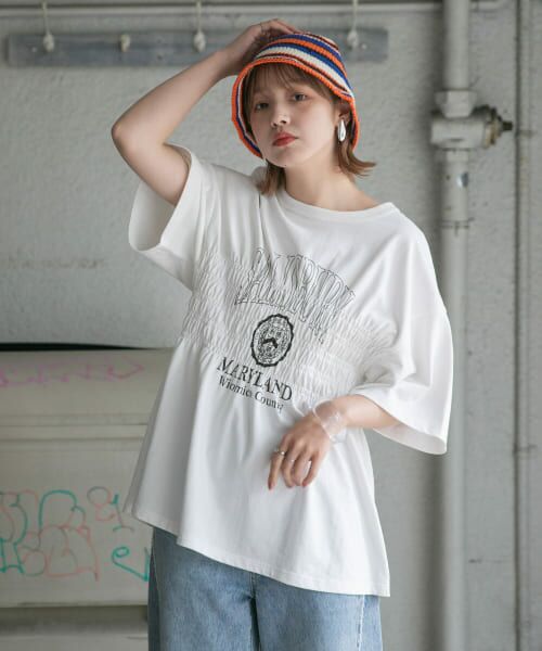 ＊＊KBF / ケービーエフ Tシャツ | シャーリングBIGTEE（OFF）