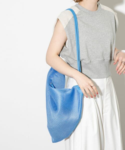 ＊＊KBF / ケービーエフ ショルダーバッグ | メッシュナップサック（BLUE）