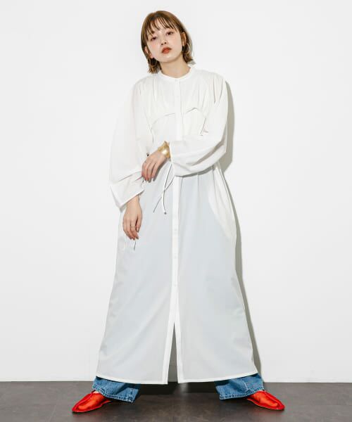 ホワイト メッシュ フラットシューズ 20%OFF：2025SS：メッシュ型押し バレエシューズ（m17036