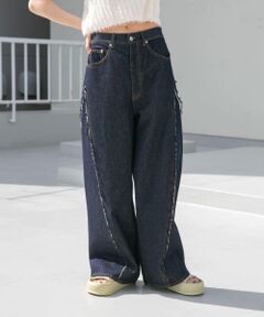 『3サイズ展開』カットオフワイドデニム