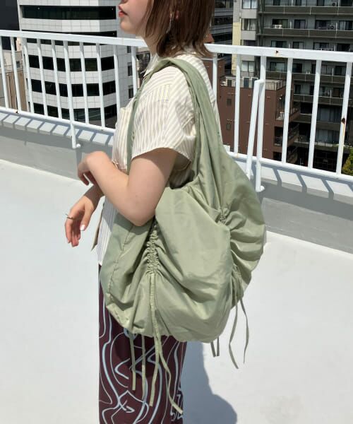 ＊＊KBF / ケービーエフ バッグ | ドロストデザインバルーンBAG（KHAKI）