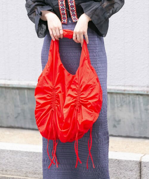 ＊＊KBF / ケービーエフ バッグ | ドロストデザインバルーンBAG（RED）