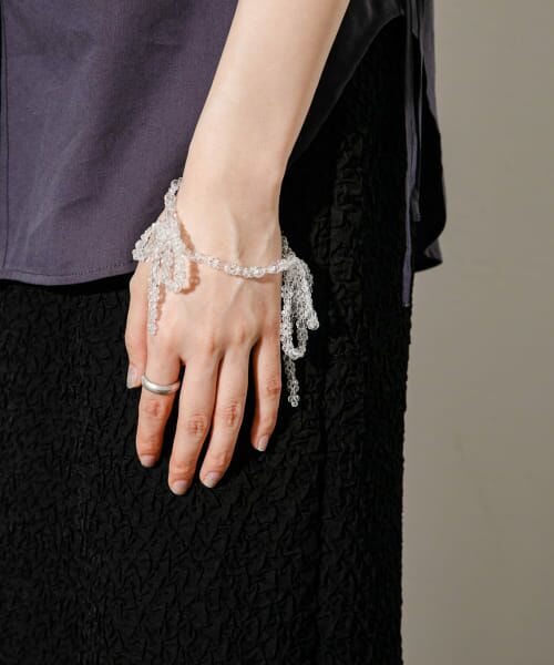 ＊＊KBF / ケービーエフ ブレスレット・バングル | リボンビーズブレスレット（CLEAR）