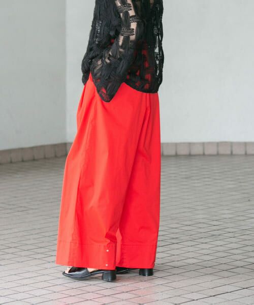 ＊＊KBF / ケービーエフ その他パンツ | 2WAYコクーンパンツ（RED）