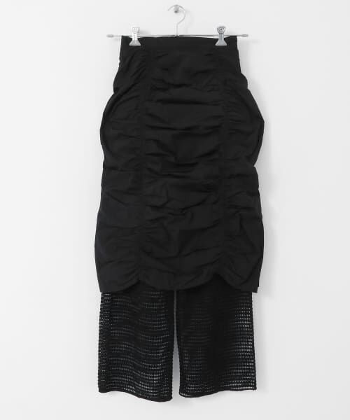 KBF / ケービーエフ シャーリングスリットワークスカート