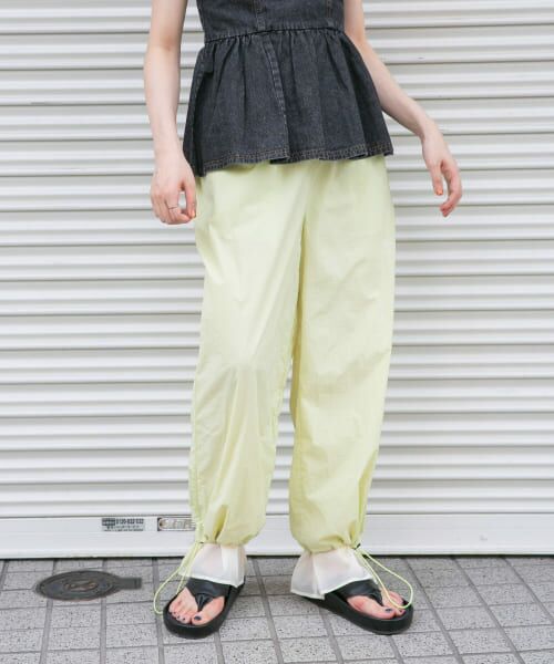 ＊＊KBF / ケービーエフ その他パンツ | ドロストレイヤードパンツ（MELON）
