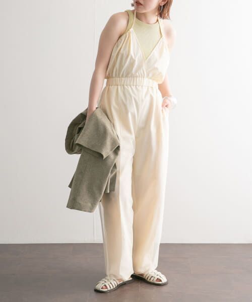 ＊＊KBF / ケービーエフ サロペット・オールインワン | 2WAYチュールレイヤードサロペット（IVORY）