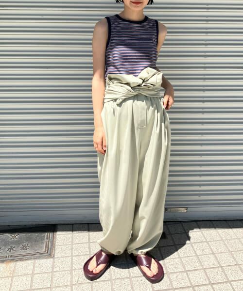 ＊＊KBF / ケービーエフ サロペット・オールインワン | コクーンWIDEジャンプスーツ（L.KHAKI）