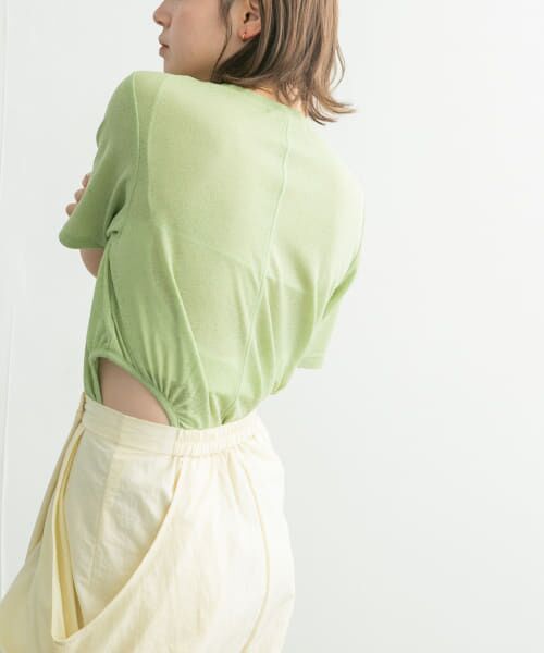 ＊＊KBF / ケービーエフ Tシャツ | サイドオープンカットソー（L.GREEN）