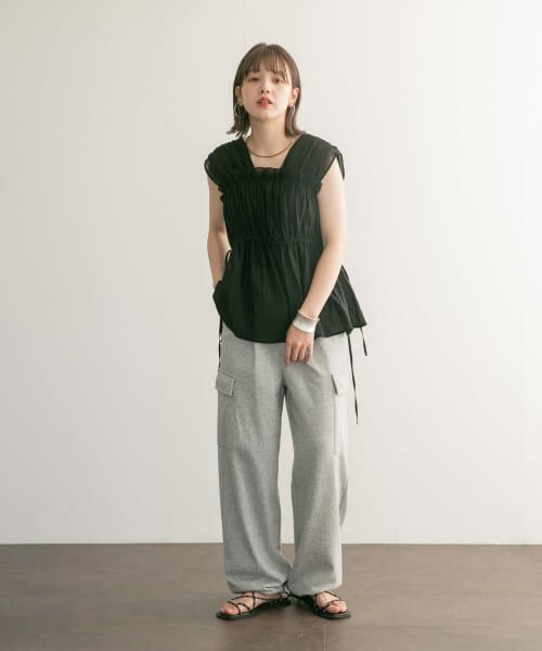 WIDEカーゴスウェットパンツ　kbf( 最終お値下げ) セール】 WIDEカーゴスウェットパンツ （その他パンツ