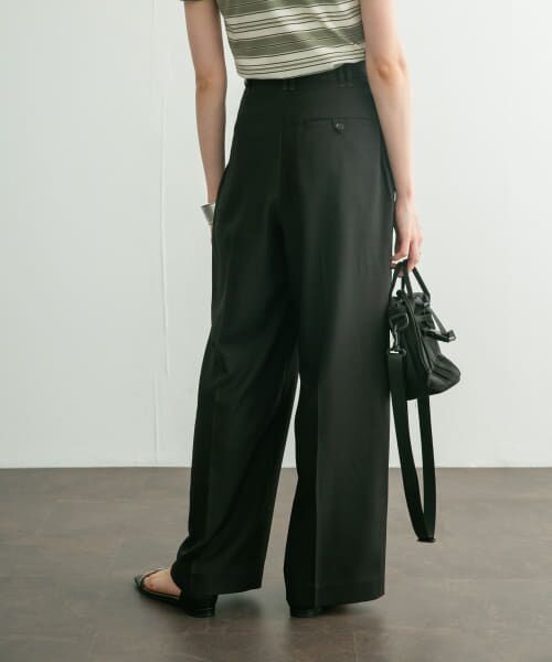 ＊＊KBF / ケービーエフ その他パンツ | ダブルループベルトスラックス（BLACK）