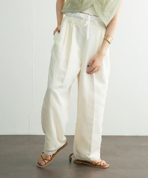 ＊＊KBF / ケービーエフ その他パンツ | レイヤードシアーパンツ（OFF）