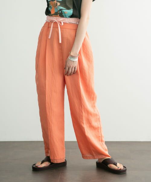 ＊＊KBF / ケービーエフ その他パンツ | レイヤードシアーパンツ（PINK）