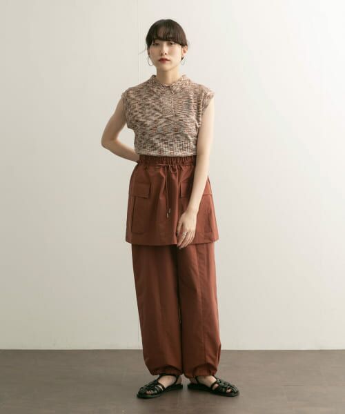 ロックスター スカートパンツ STYLEMIXER | タックチノスカート (スカート(ロング) ) |SHEL