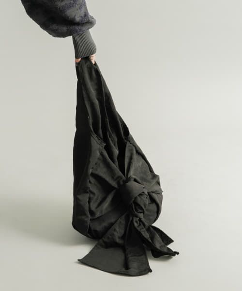 ＊＊KBF / ケービーエフ ショルダーバッグ | アレンジリボンナイロンBAG（BLACK）