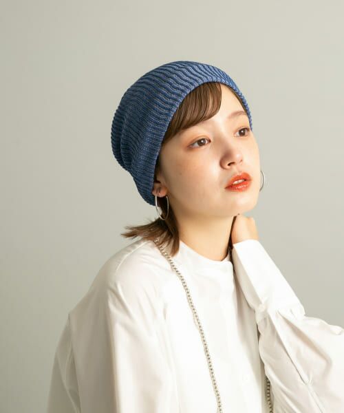 ＊＊KBF / ケービーエフ ニットキャップ | リブニットビーニー（BLUE）