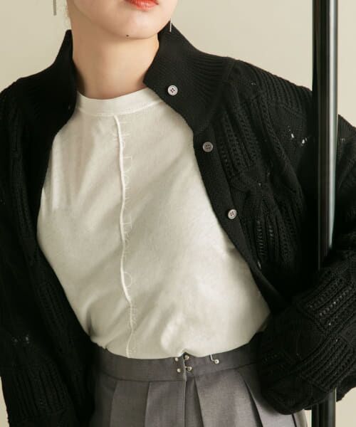 ＊＊KBF / ケービーエフ Tシャツ | シアーロゴロングTEE（OFF）