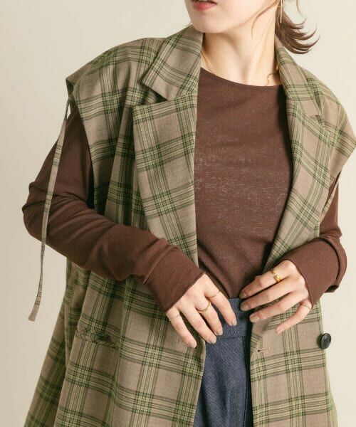 ＊＊KBF / ケービーエフ Tシャツ | シアーメロートップス（BROWN）